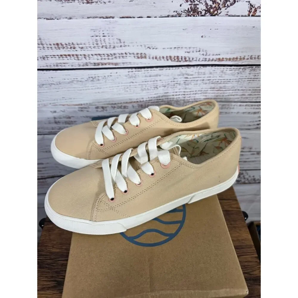 Vionic Carefree Oasis Women's Tan Canvas shoes size 9.5